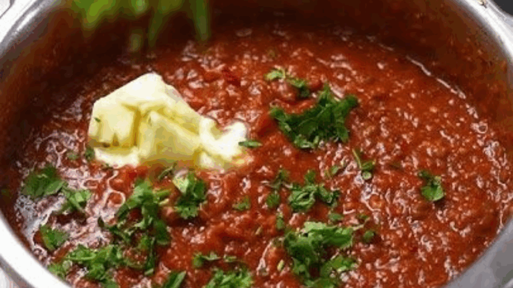 Pav bhaji recipe at zaikastreet in delhi